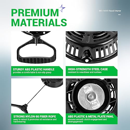 Miniatura 4 de BlueStars 951-14151 Conjunto de arranque de retroceso - para MTD 951-10658 751-10658 751-14151 165-SU 165-SUB 165-SUB-11 270-SU 270-SU-11 170-SU