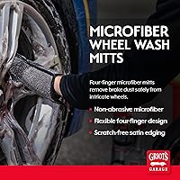 Vista 2 de Griot's Garage 11820 - Manoplas de microfibra para lavado de ruedas, limpieza sin arañazos para todas las superficies de las ruedas, juego de 2