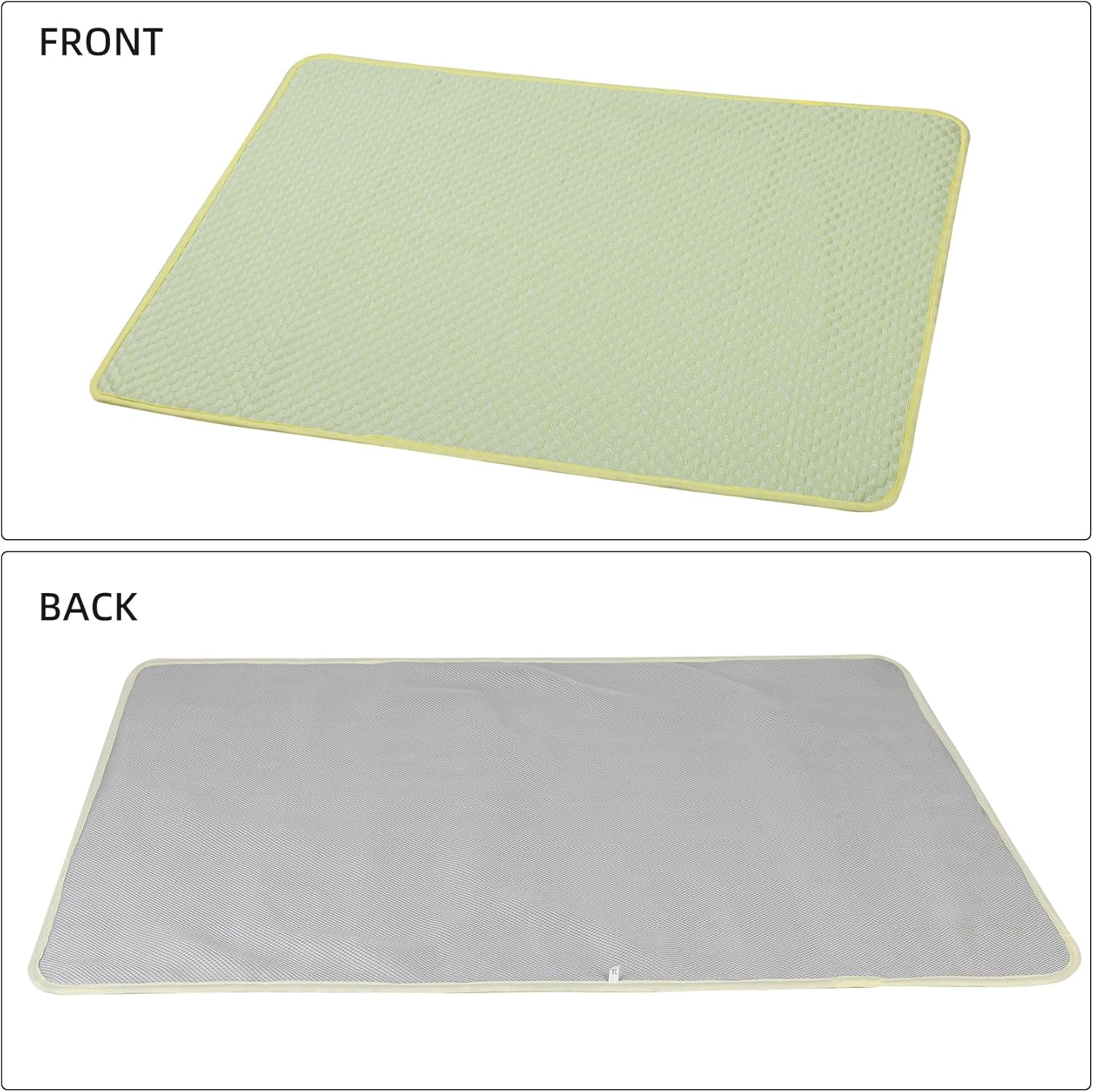 review Didida Breathable Portable Pet Bed Mat for Dog Cats Machine Washable for Car Outdoor,Green 27x39 inch XL