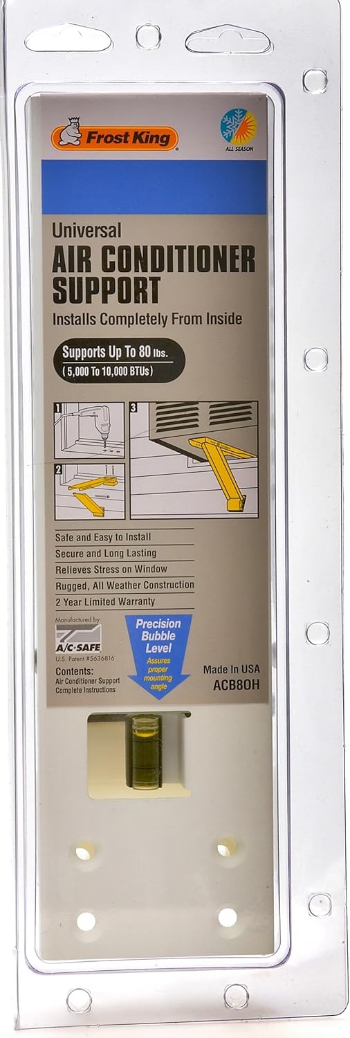 Window Air Conditioner Support Bracket, Up to 80 Lbs.