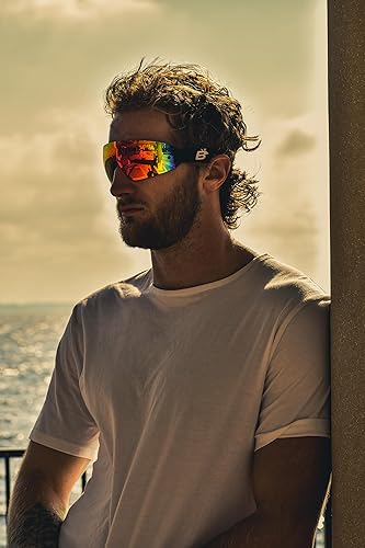 Miniatura 9 de Birdz Gafas de parasailing con lente de espejo rojo ReflecTech de una pieza