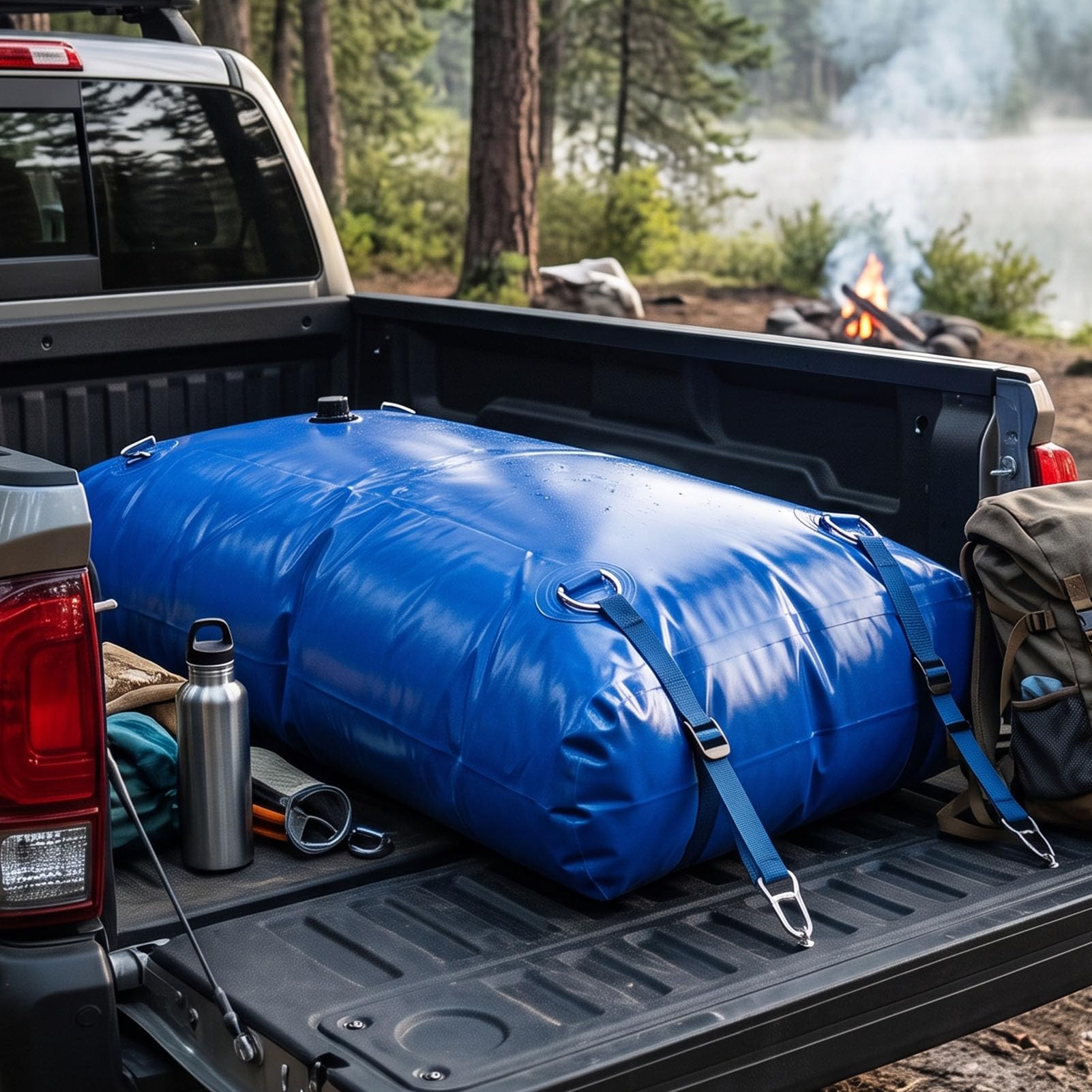 AMONIDA Sac à Eau d'urgence 87 Gal Pliable, pour Secours