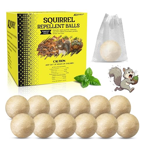 Squirrel Repellent for Attic,Chipmunk Repellent Outdoor & Garden(12) | Chipmunks
