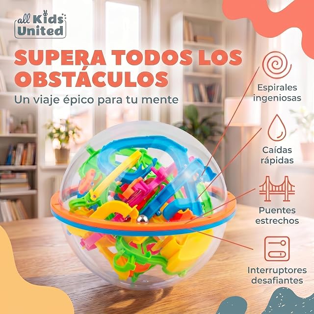 Foto 3 de 8 de GOODS+GADGETS® Laberinto de Bolas 3D - Magic Maze Puzzle Ball 5 Niveles