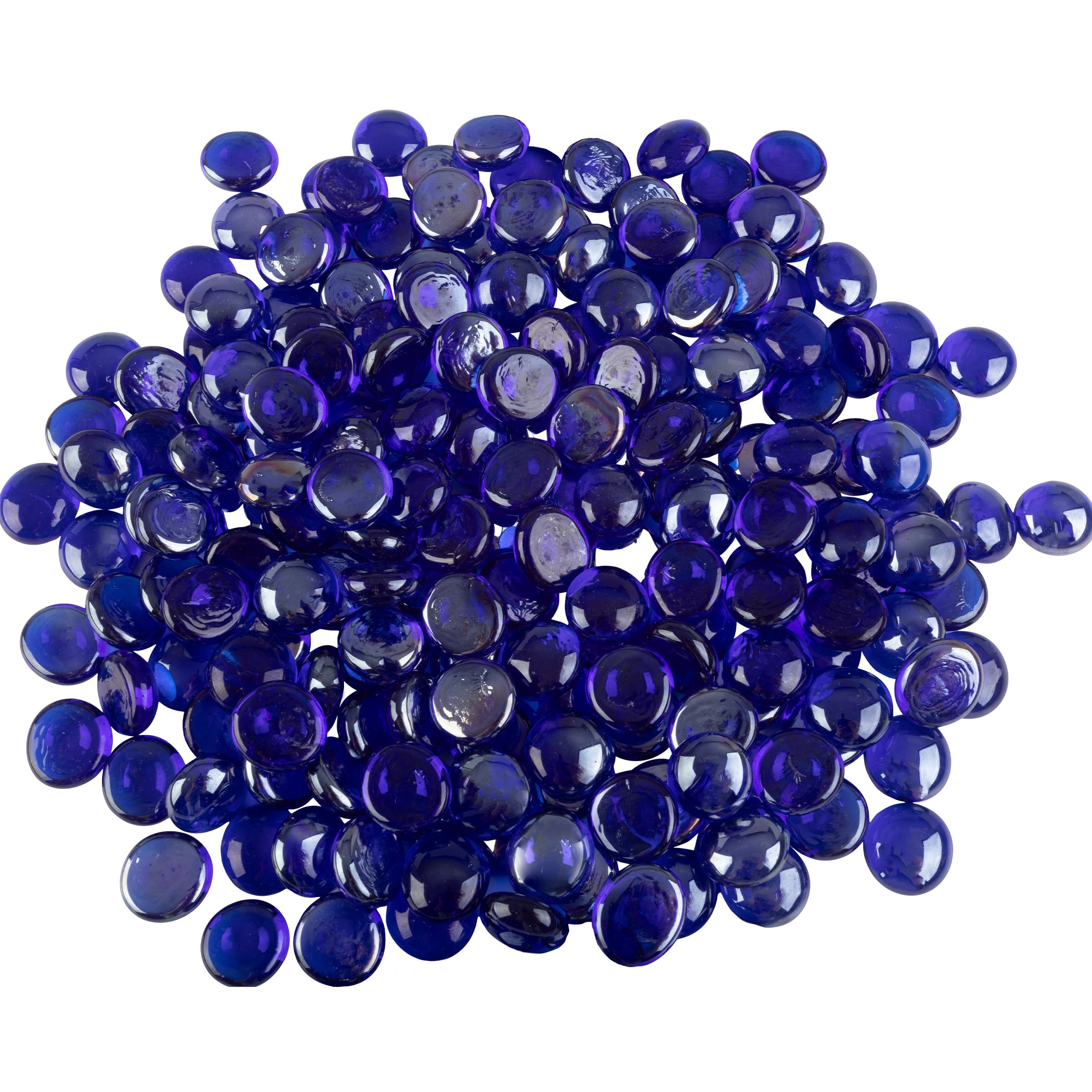 Pure Garden 50-LG1379 Pierres en verre pour foyer Bleu 4,5 kg