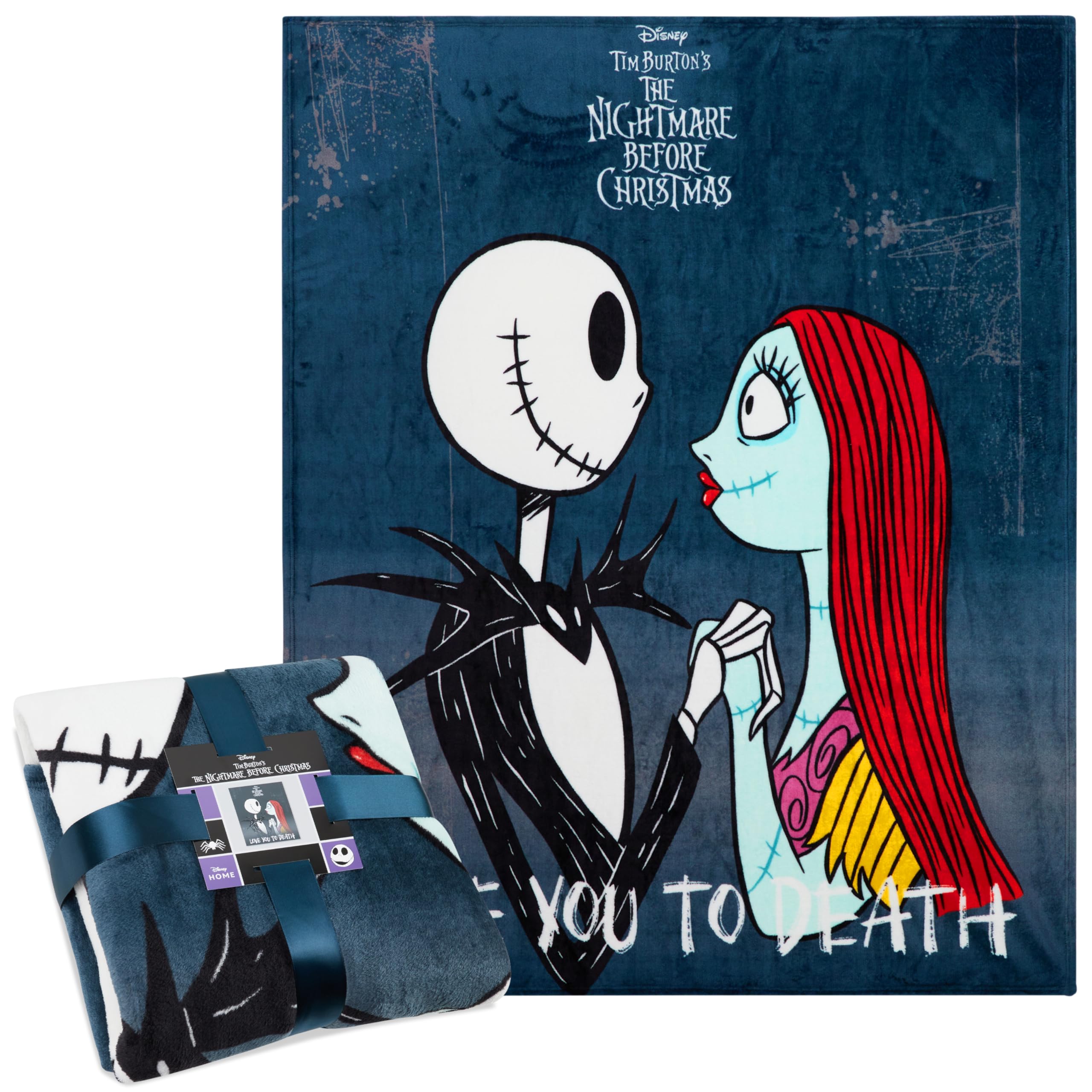 Disney The Nightmare Before Christmas Morbido Coperta Pile Letto 150 x 130cm (Multi)