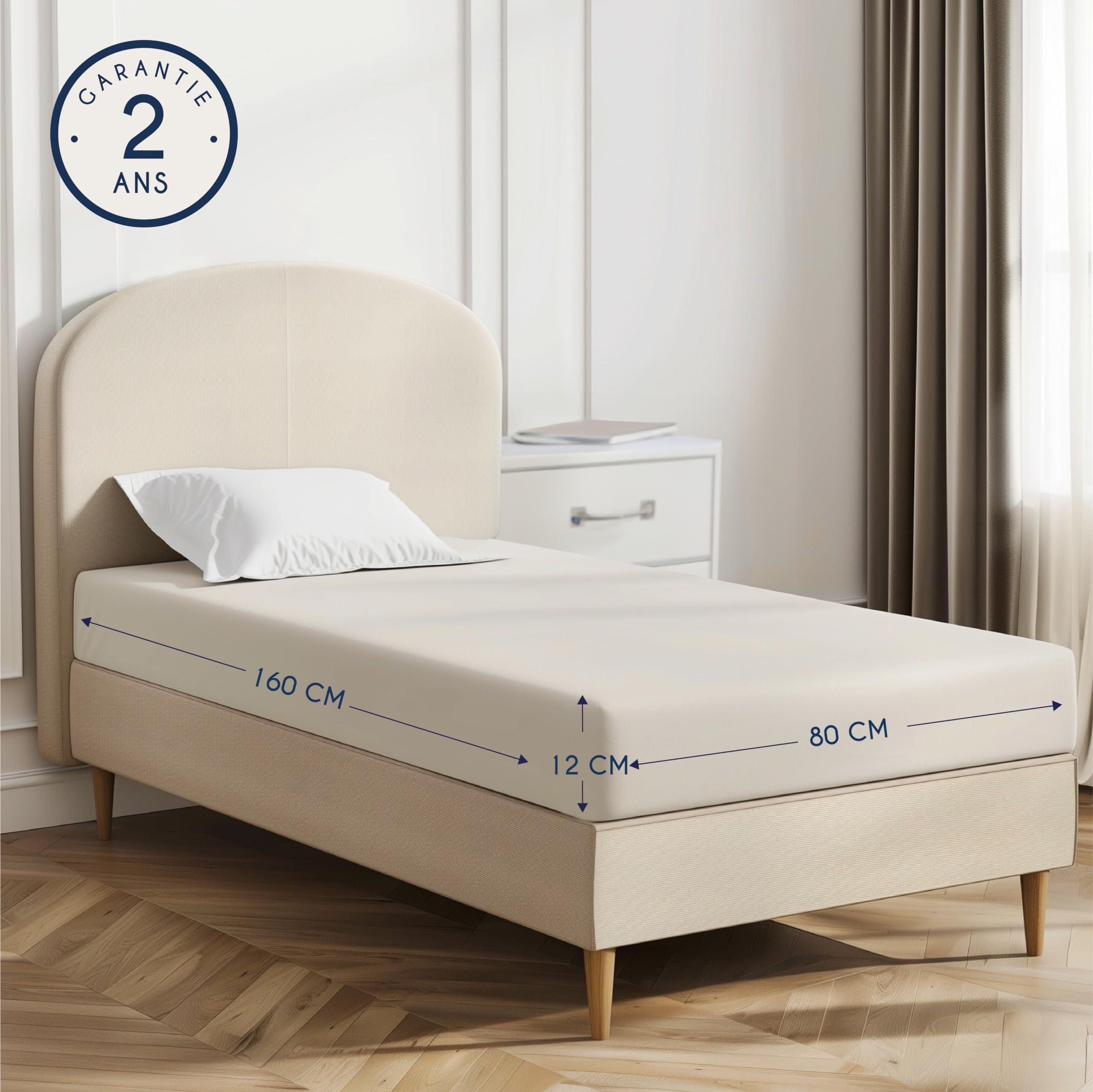 Kayori - Saiko Premium Stretch Jersey Hoeslaken Matras - De Slaapzaak