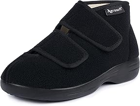 Aerosoft Velcro Boots Stretch 13 Women's Men's Slippers Wide G-H Interchangeable Footbed