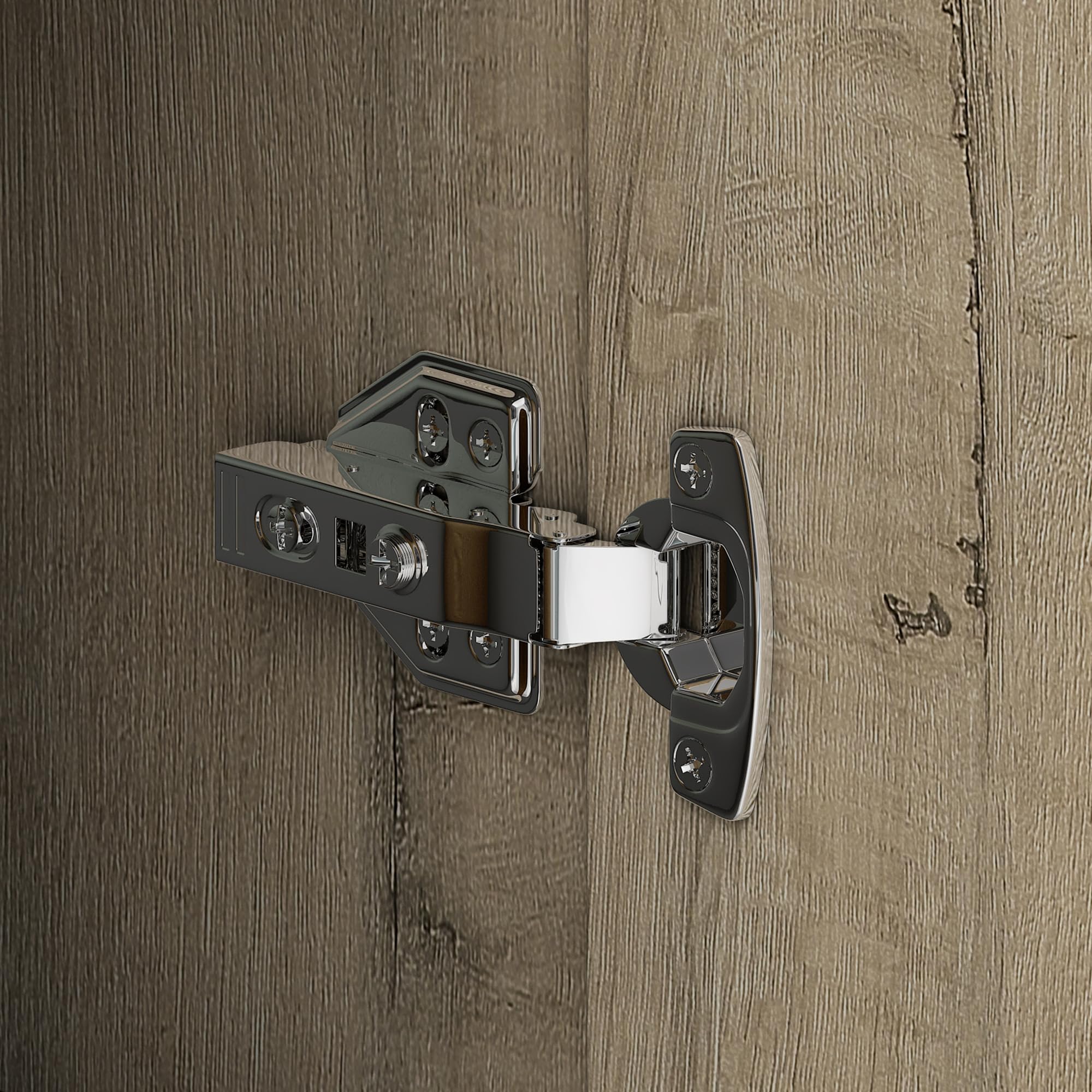 doporro Armadio Colonna Bagno 35x20x120cm, Mobile Bagno Alto Multiuso con 2 Ante e 4 Vani, Rovere chiaro, Verona