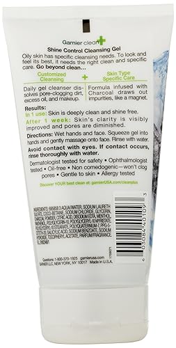 Miniatura 2 de Garnier Gel limpiador para el cuidado de la piel y el cabello, control de brillo y limpieza para pieles grasas, 5 onzas líquidas
