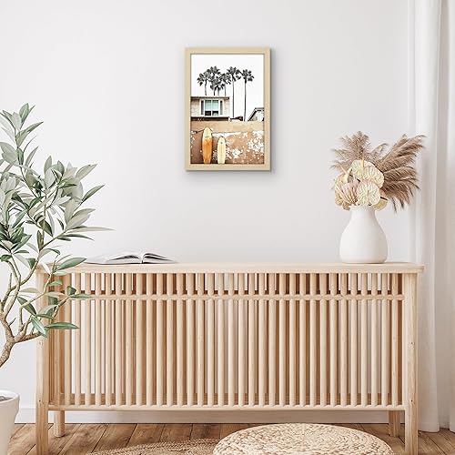 Vista 141 de Americanflat - Marco para póster de 71 x 74 cm con plexiglás pulido, portarretratos negro de madera industrializada, Epic Collection, marco ancho