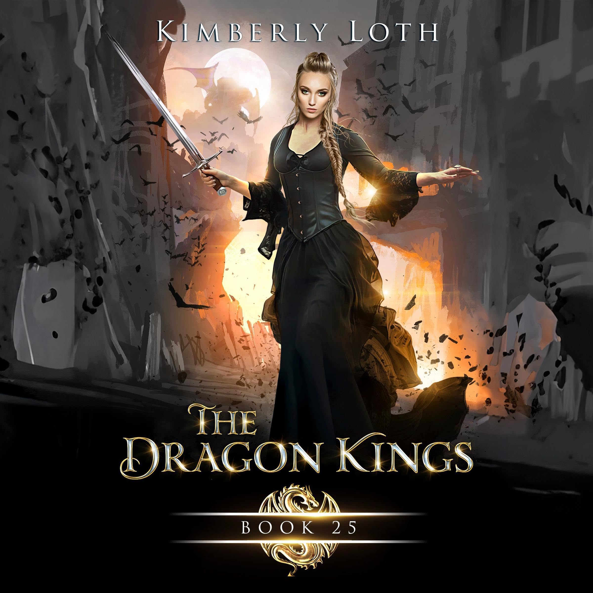 Cover art for The Dragon Kings, Book Twenty-Five