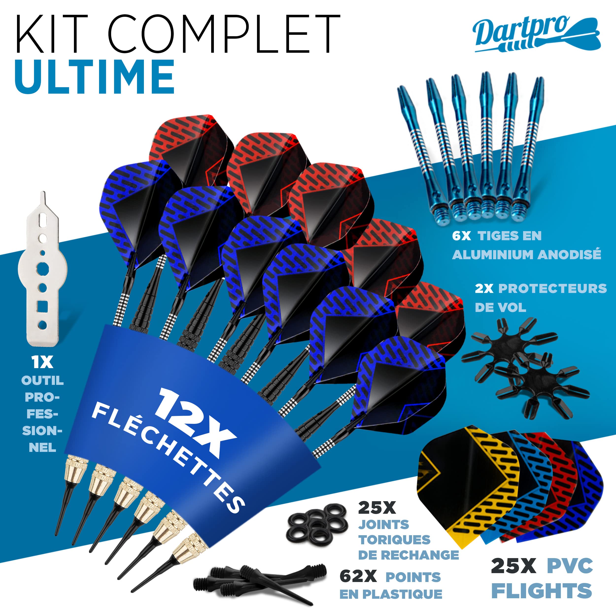 Acheter Cible de fléchettes en acier Kings Dart « Professional HD » - Sport-Thieme