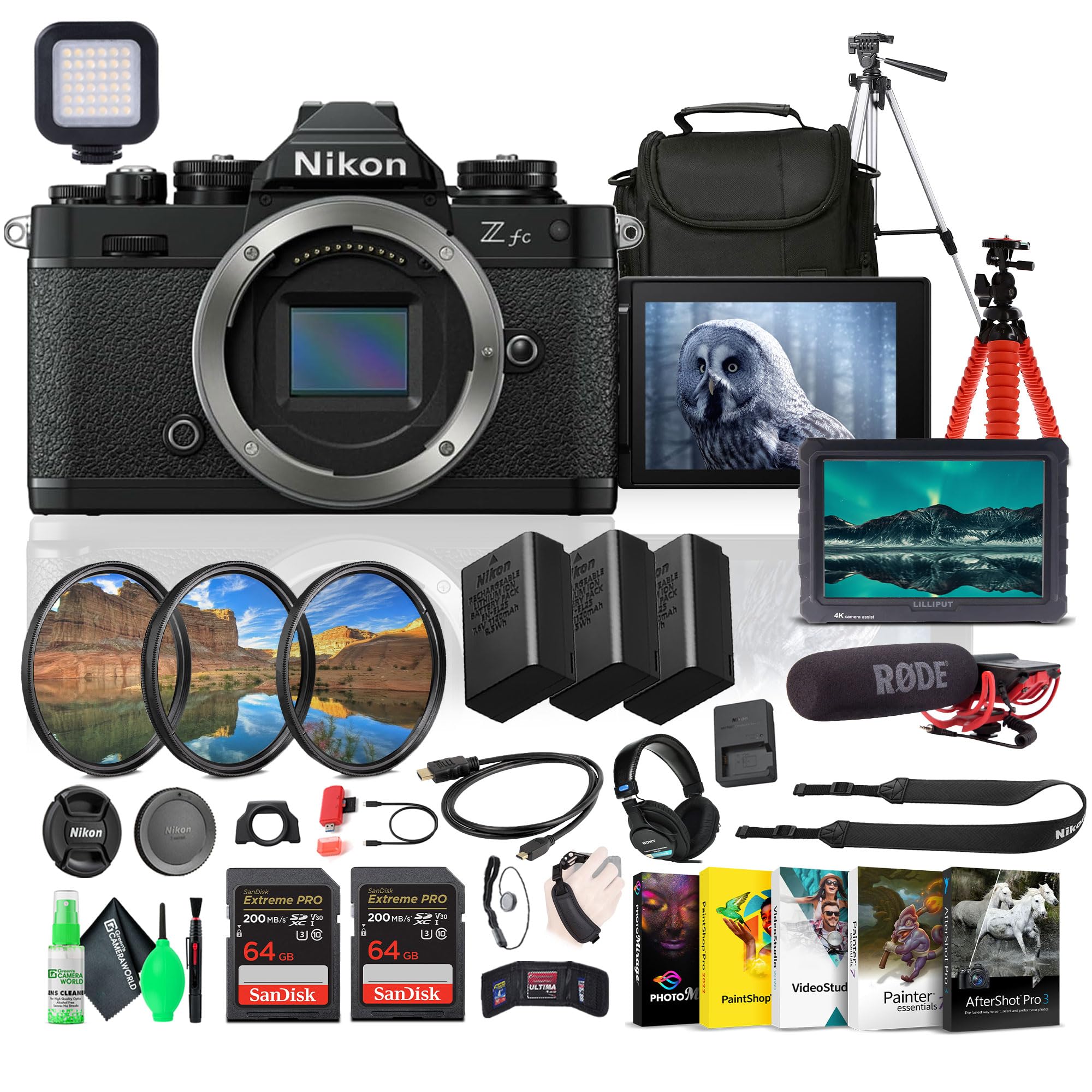 Amazon.com : Nikon Z fc DX-Format Mirrorless Camera (1671B) + Mic