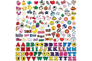 KHOCOEE Lucky Angel Number Croc Charms (150pcs)
