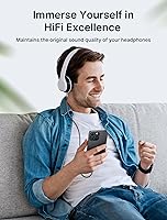 Vista 2 de JSAUX USB C a conector de audio auxiliar de 3,5 mm [1 m], cable de auriculares estéreo USB tipo C a 3,5 mm compatible con coche para iPhone 16 Pro