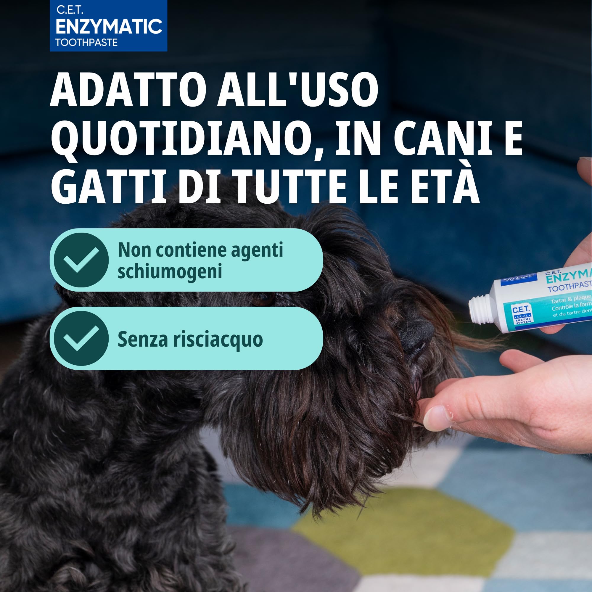 Virbac Dentifricio Enzimatico per Cani e Gatti 70g
