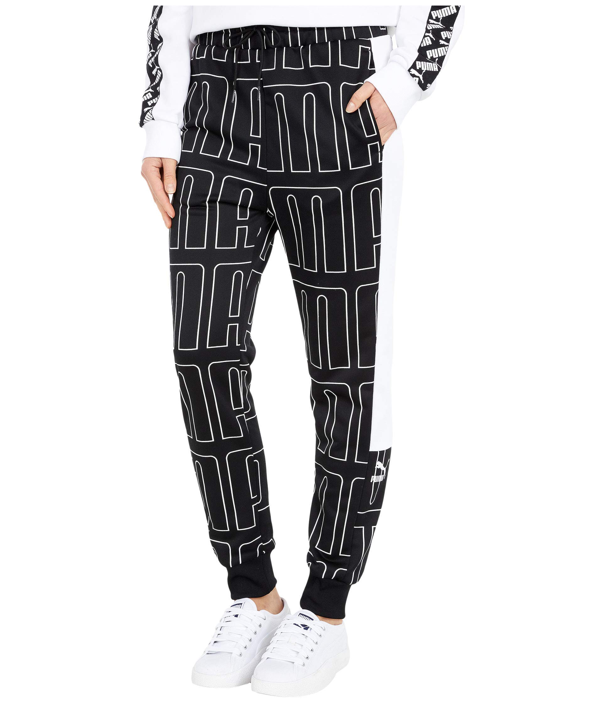Track pant Puma femme AOP noir Small au motif imprimé intégral - 2