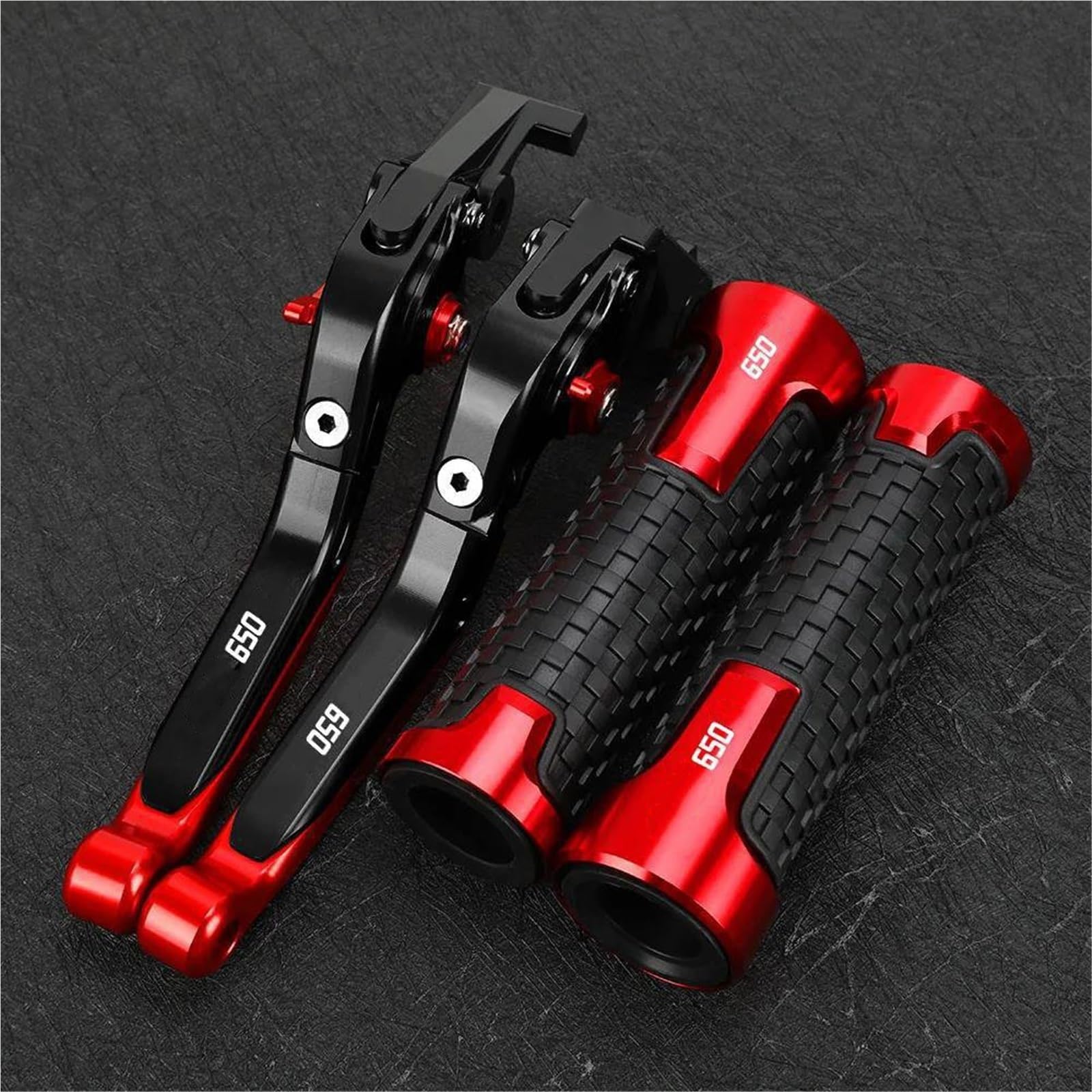 Tgvselpj Red 1 Motorcycle Part Pivot Clutch Levers Control Handles Motorcycle Parts Brake Lever Adjustable For H-Onda Cbr650r Cbr 650R 2018-2023(Red 1)