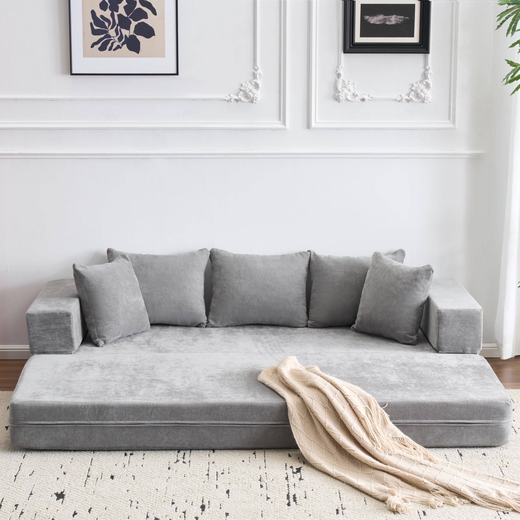 Schlafsofa 200 x 140cm,Faltbare Gästematratze