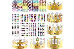 38 Pcs Crown Decorating Kit for Parties and DIY Fun