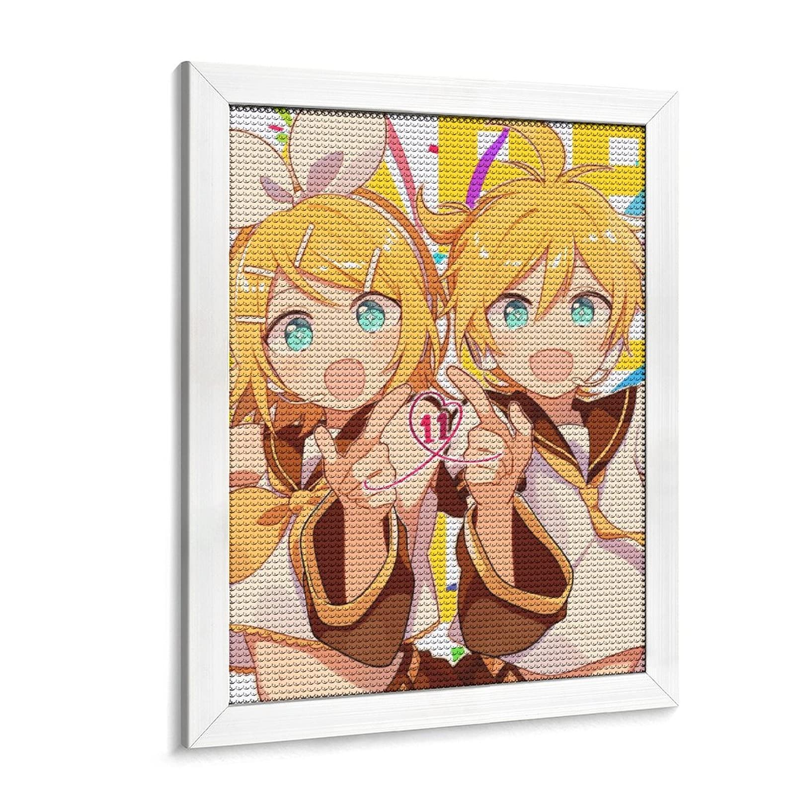 Amazon | ダイヤモンドアート 鏡音リン 鏡音レン VTuber ダイヤモンド