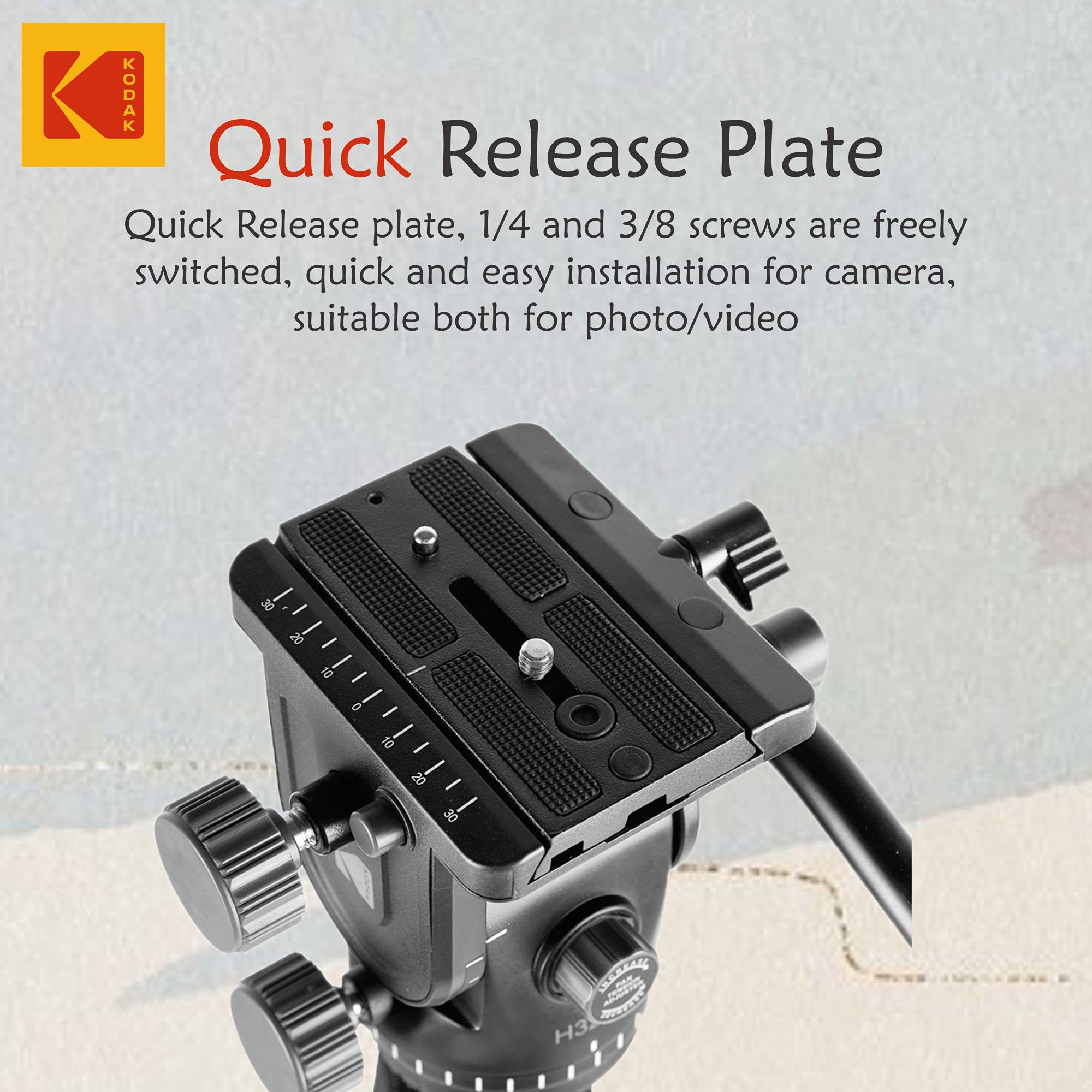 Kodak M531 Monopod With Support Foot 32mm Strong Aluminum Tube