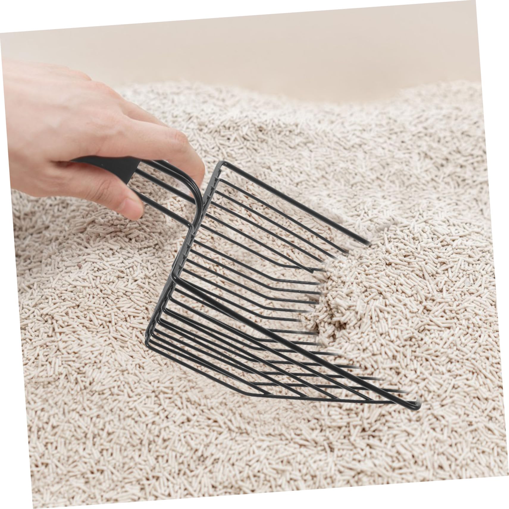 Pala para Arena de Gato, Diseño de Boca Ancha for una fácil Limpieza Fuga Arena eficiente for Uso Diario y hogares con Varios Gatos