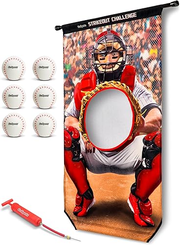 Miniatura 8 de GoSports Football & Baseball Toss Games Available in Football Red Zone Challenge or Baseball Pro Pitch Challenge Choose Between Backyard Toss or