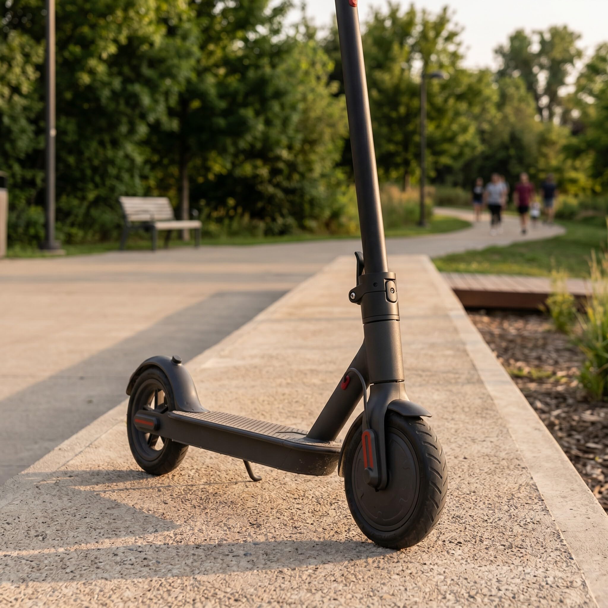 Base Pliable pour Scooter Électrique Compatible avec Mijia M365, Support de Poteau Pliable