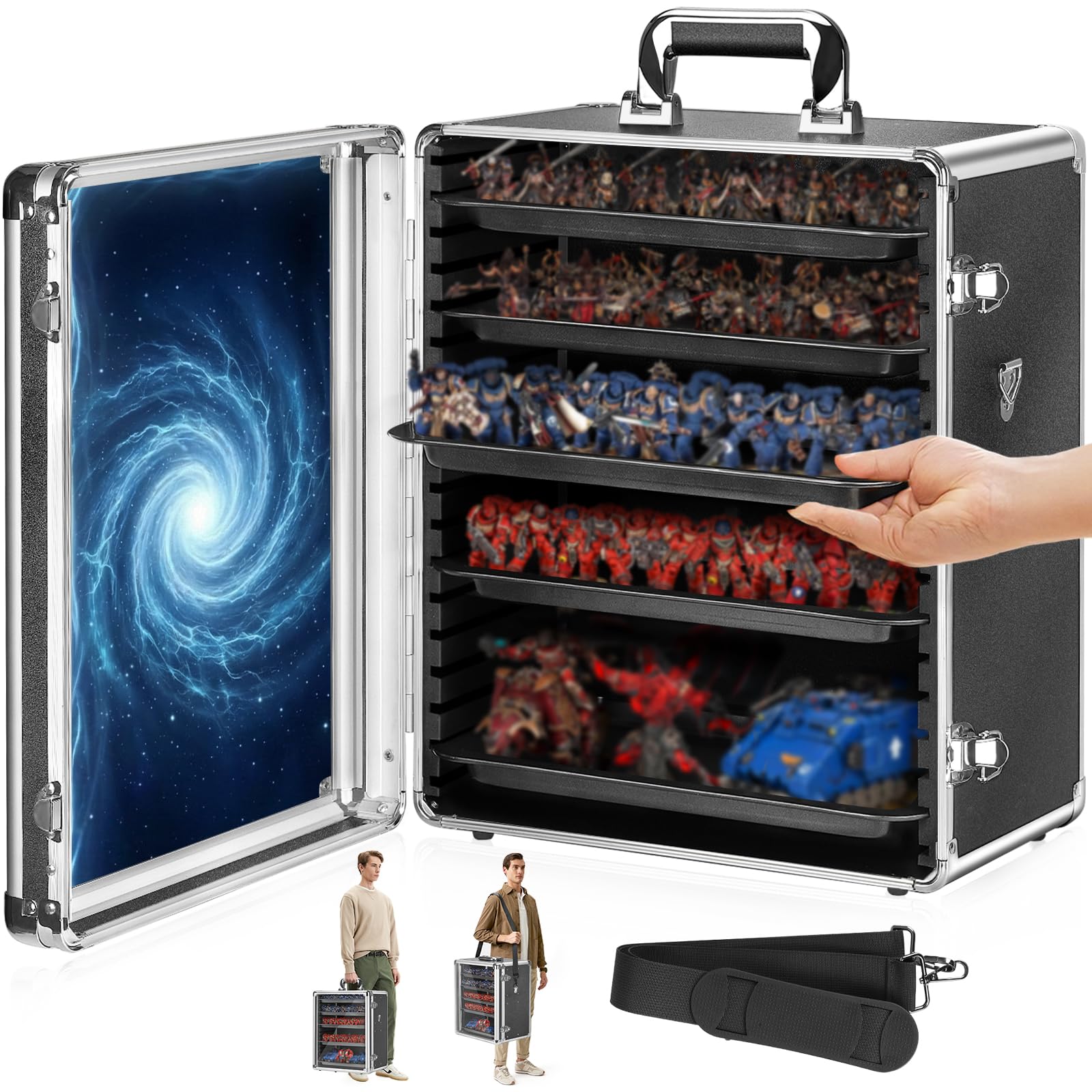 LONE ONES アルミポッドケース Amazon.com: ONULISS Miniature Storage Case Miniatures Transport