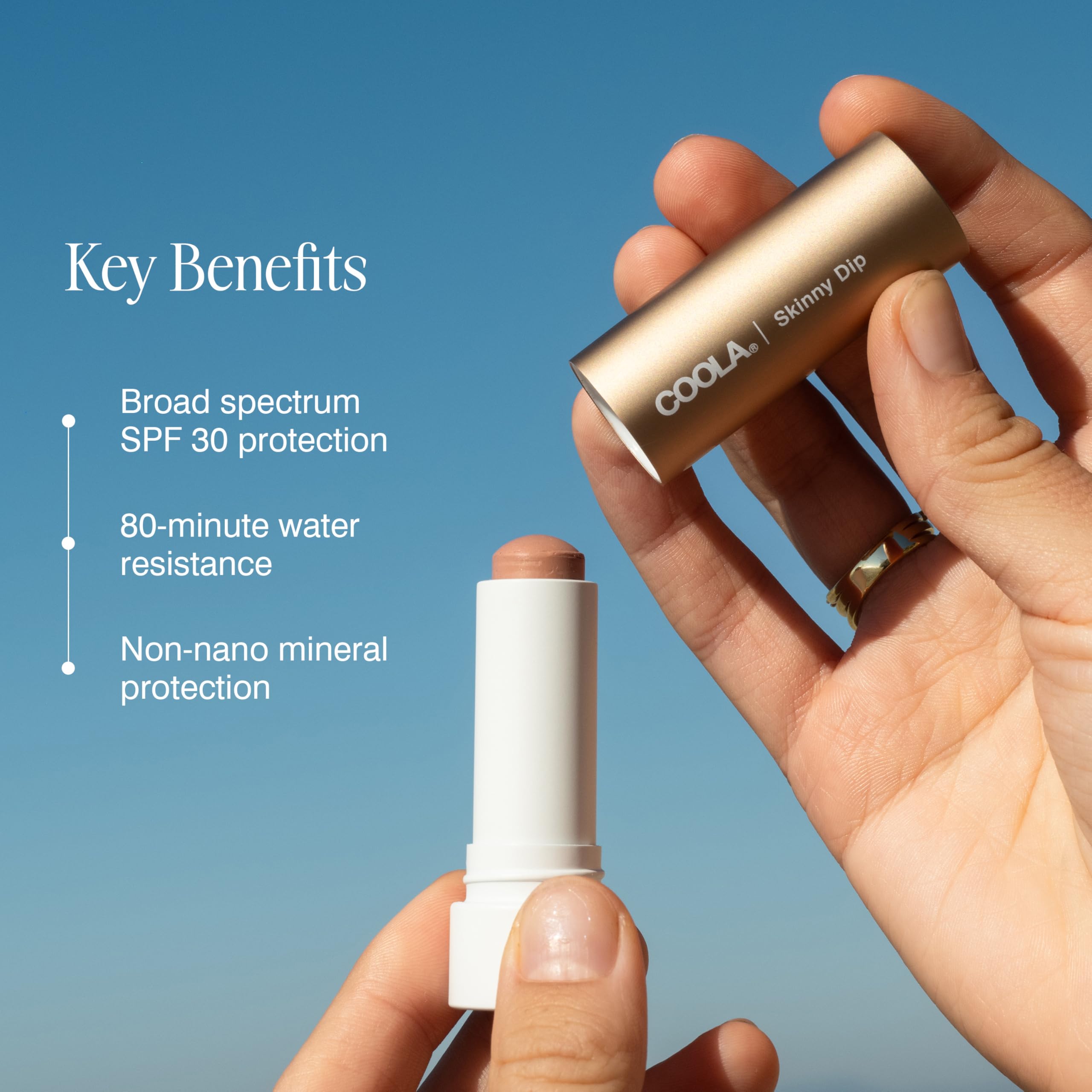 COOLA Sheer Mineral Liplux Sunscreen SPF 30 - Skinny Dip (4.2 g)