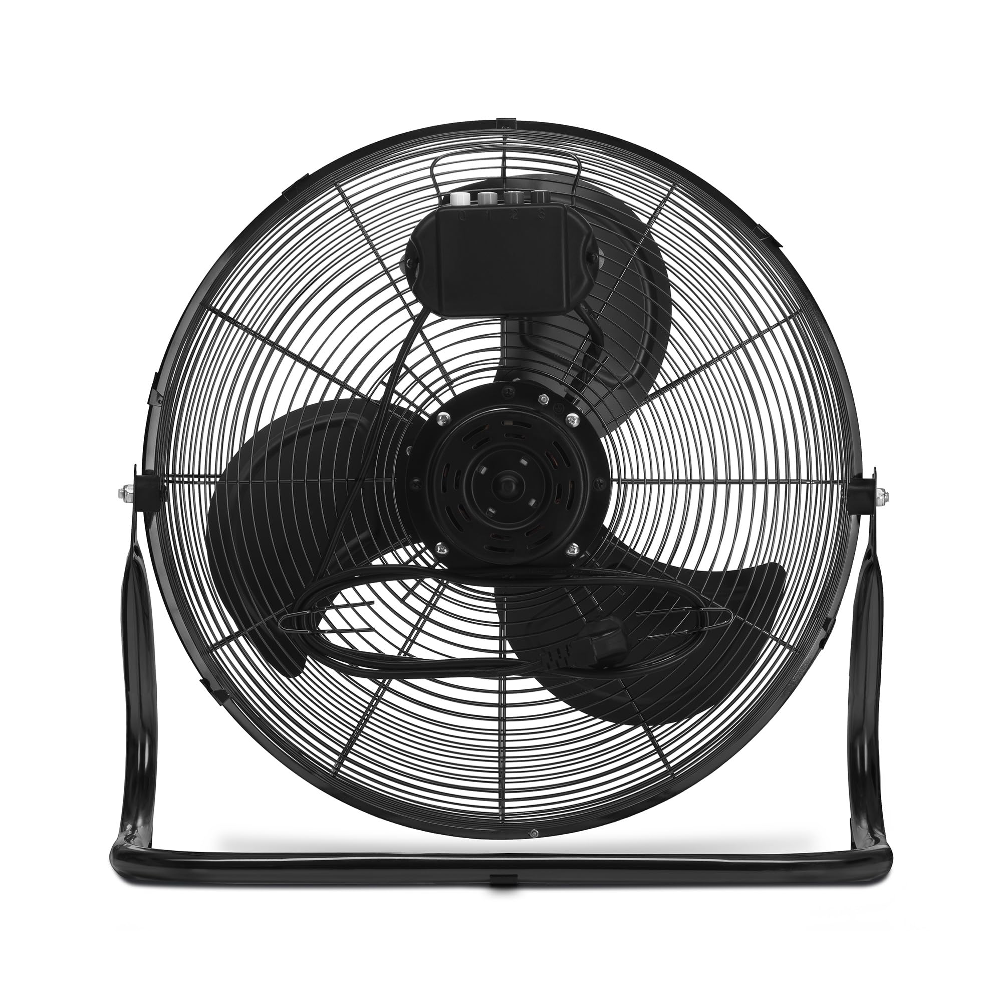 TROTEC Ventilatore da pavimento TVM 19-120 W, Ø 45 cm, alloggiamento in metallo, 3 velocità, inclinabile, potente, ideale per casa, ufficio o studio