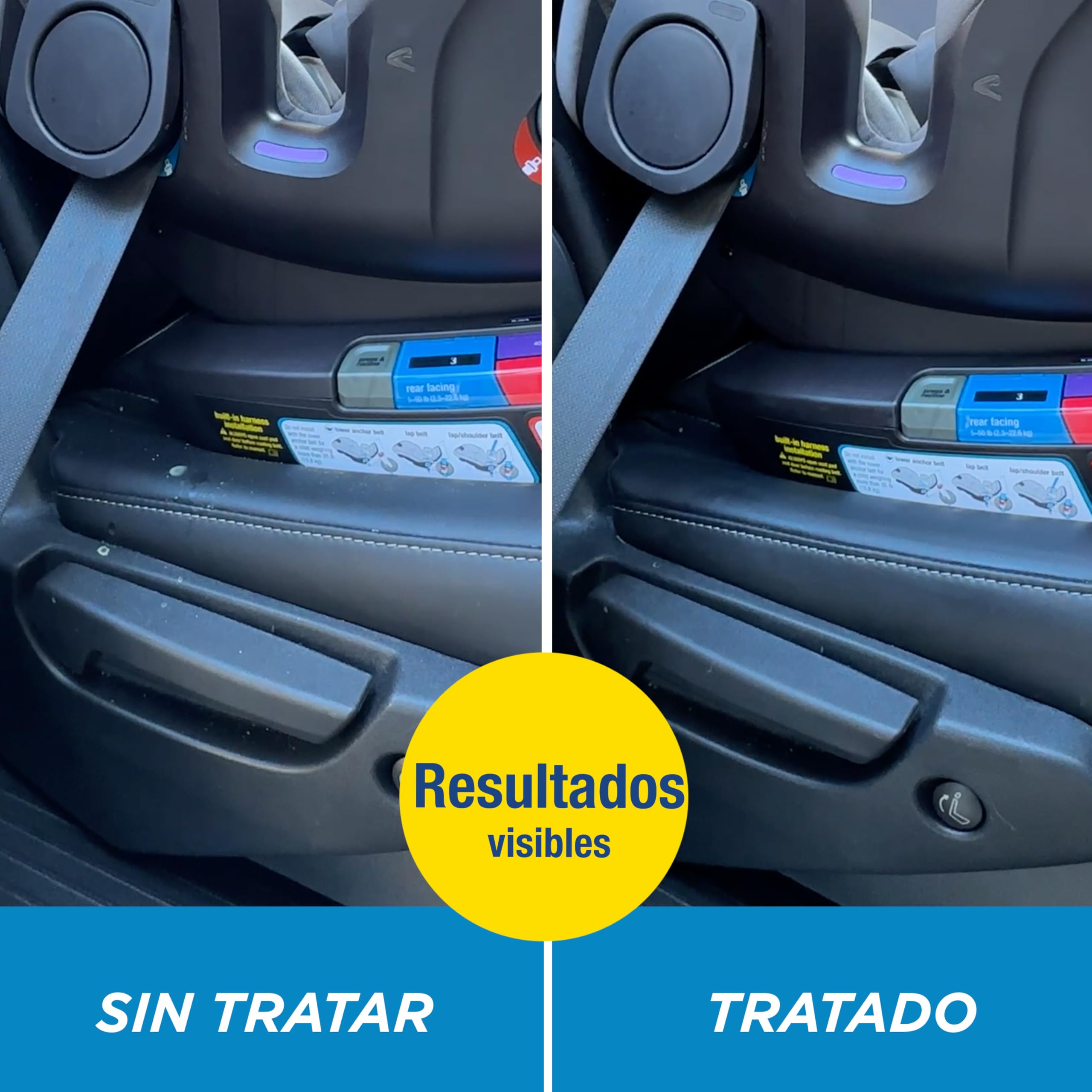 Rain-X Limpia Tapicerías Cuero Coche - Limpia,Nutre y Repele Manchas -300ml | Repelente Líquidos y Agua - Protección UV- Acabado Natural - Incluye Paño de Microfibra