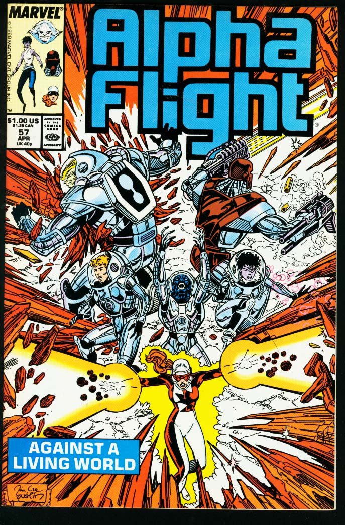 Amazon.com: ALPHA FLIGHT #57-MARVEL COMICS-MUTANTS!-JIM LEE NM