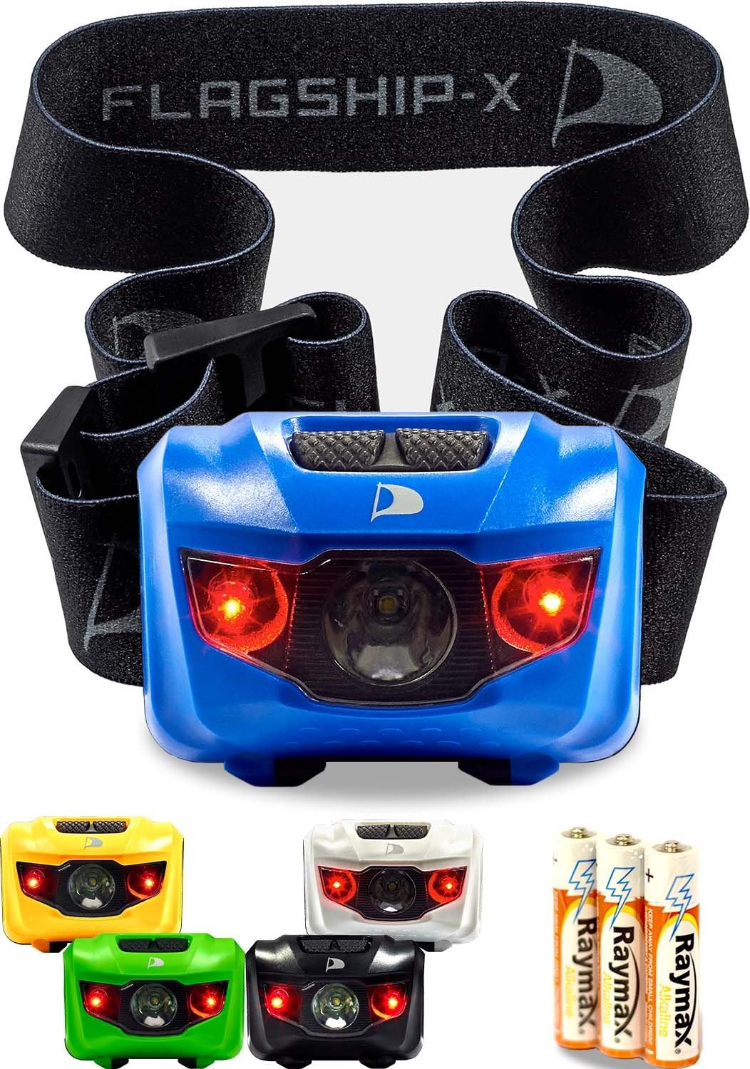 INSANE SALE Flagship-X Waterproof CREE LED Camping Headlamp Flashlight For Running (Blue)