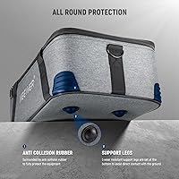 Vista 6 de NEEWER Bolsa de transporte con espuma movible acolchada para Studio Light Q300 Vision 4 ML300 CB60B RGB CB60 MS60B MS60C MS150B, bolsa de transporte