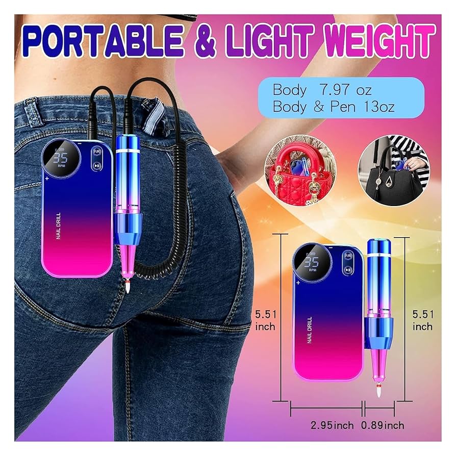 電動ネイルマシン 35000RPM ブラシレス ネイルドリル 研磨 Amazon.co.jp: 電動ネイルマシン、 35000 rpm ネイルドリル