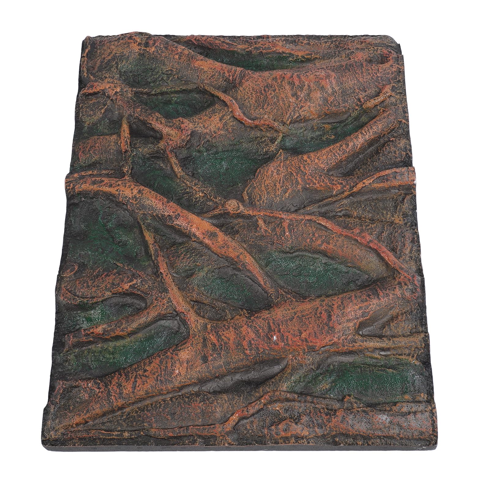 CHICIRIS 3D-Reptilien-Hintergrund, Aquarium-Hintergrund, Schaumstoff-Felsen-Wanddekoration mit 3D-Texturen für Aquarium, Reptilien-Terrarium (H)