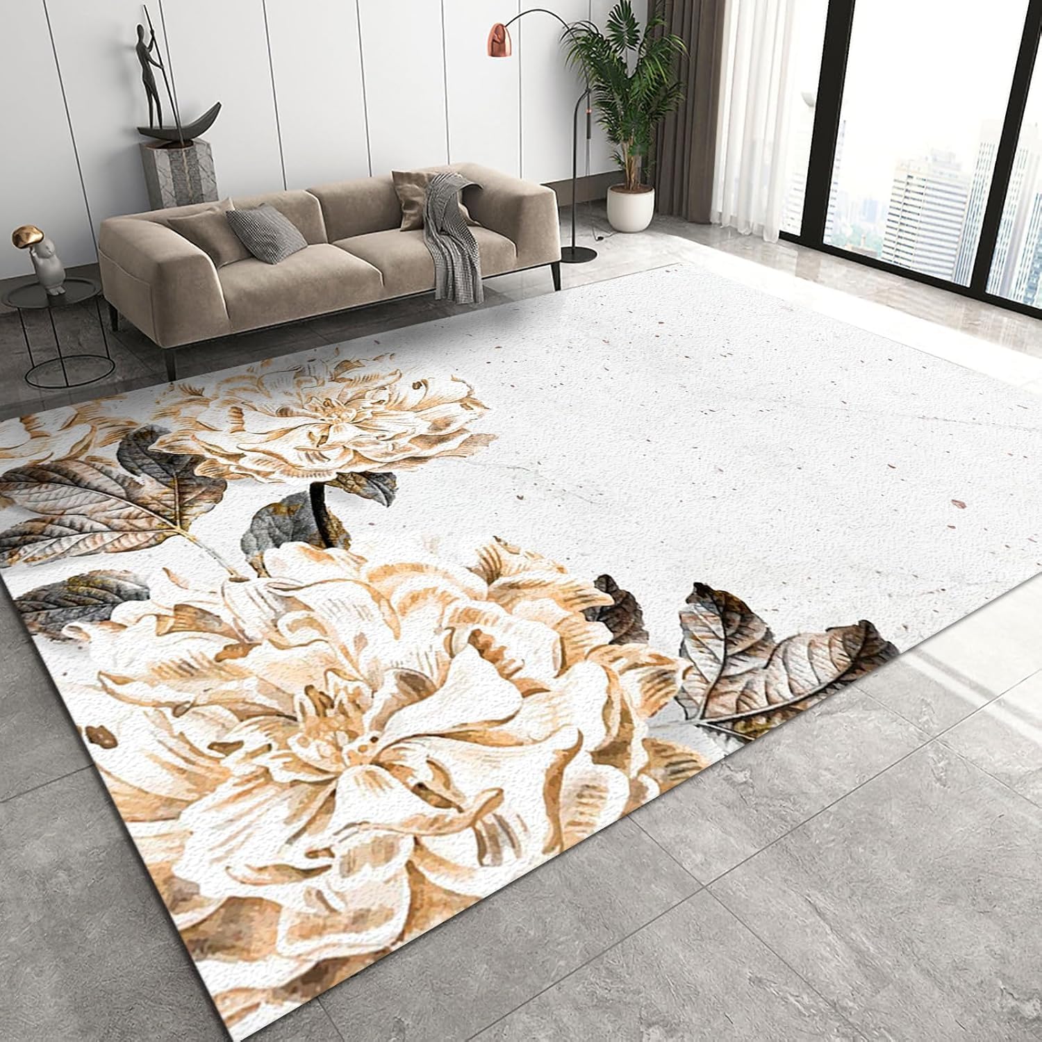Tapis de chevet anti dérapant pour chambre résolvant les sols froids