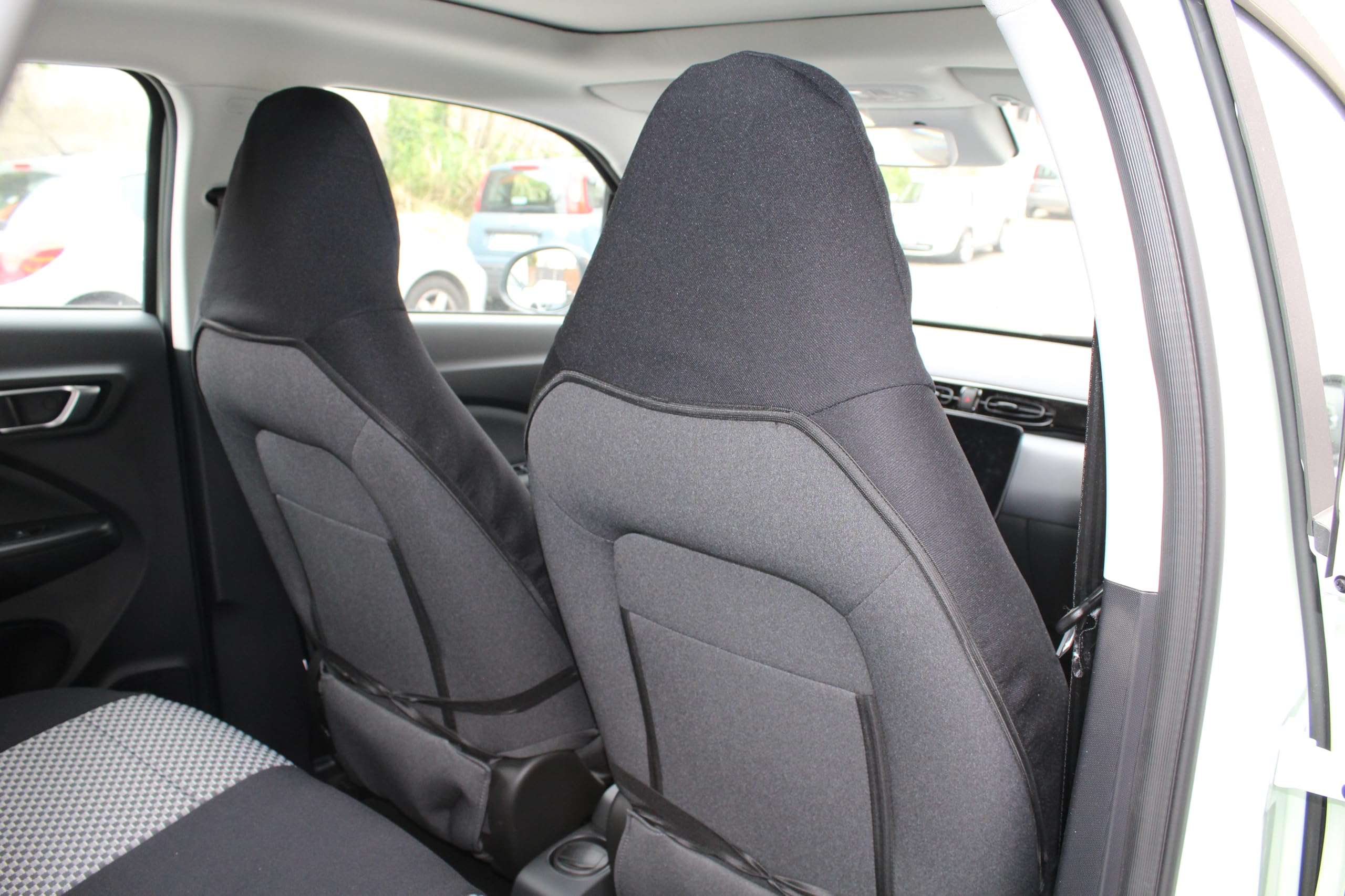 Italfodere Coprisedili Completi Compatibili con Leapmotor T03 Anteriori e Posteriori, Fodere Auto su Misura, Set Coprisedili Resistenti, Vari Colori