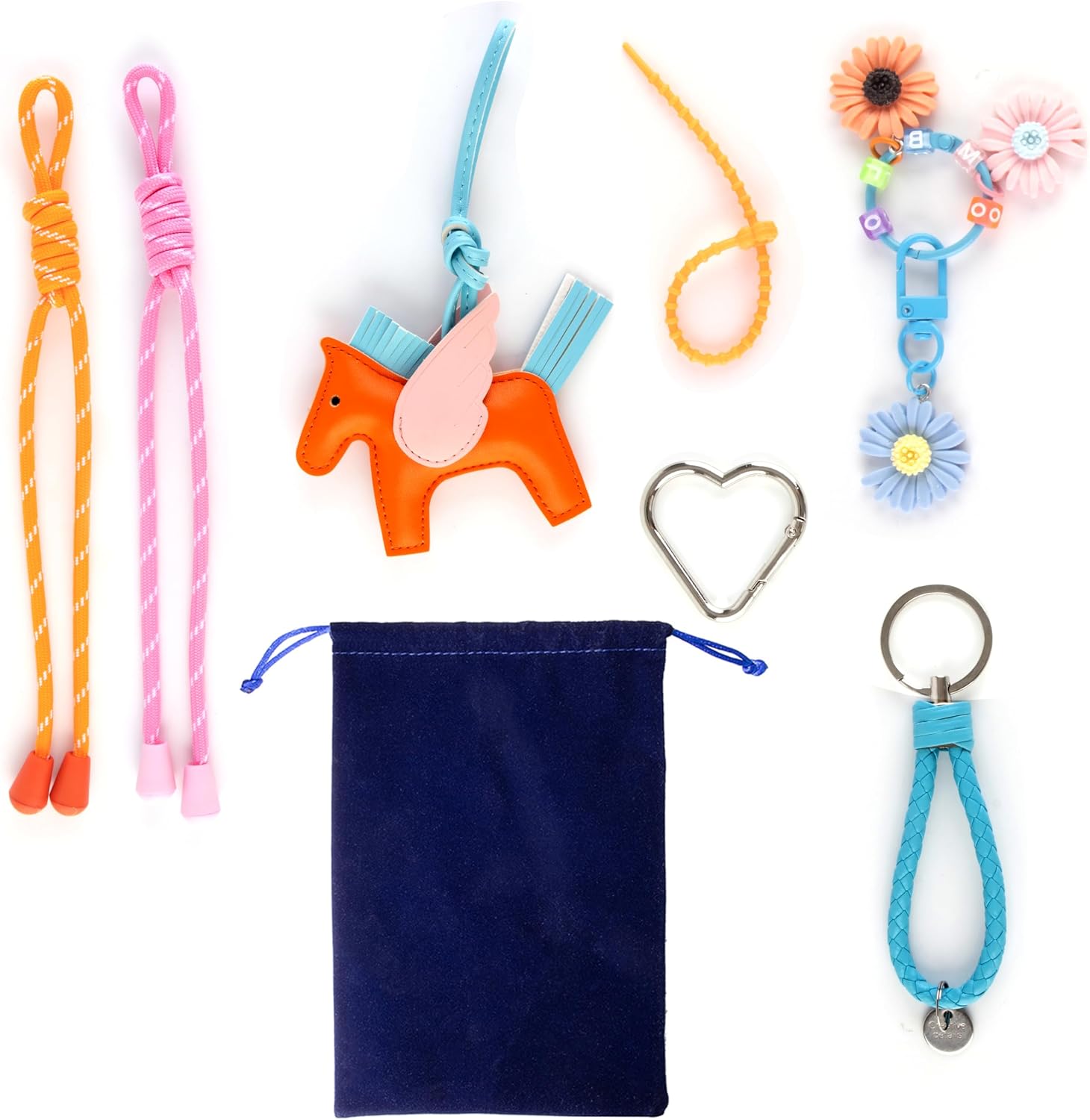 Georgie Porgy Bag Charms Keychains Clothing Accessories for Women Handbags Purse Backpack Sports Bag Pendant Gift for Girls image 2