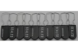 Plastic Padlock Security Seal with Large Shackle Metal Wire