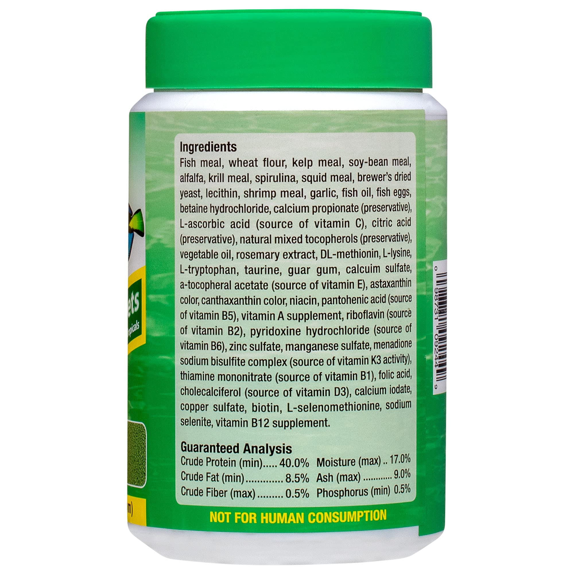 Ocean Nutrition Formula Two Pellets - Fish Food for Herbivorous & Omnivorous Marine Tropical Fish, High Protein(40%) - 14 oz (400 g) Small Pellets