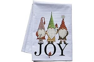 Christmas Flour Sack Dish Towels - Holiday Tea Towels for Xmas Kitchen Decor