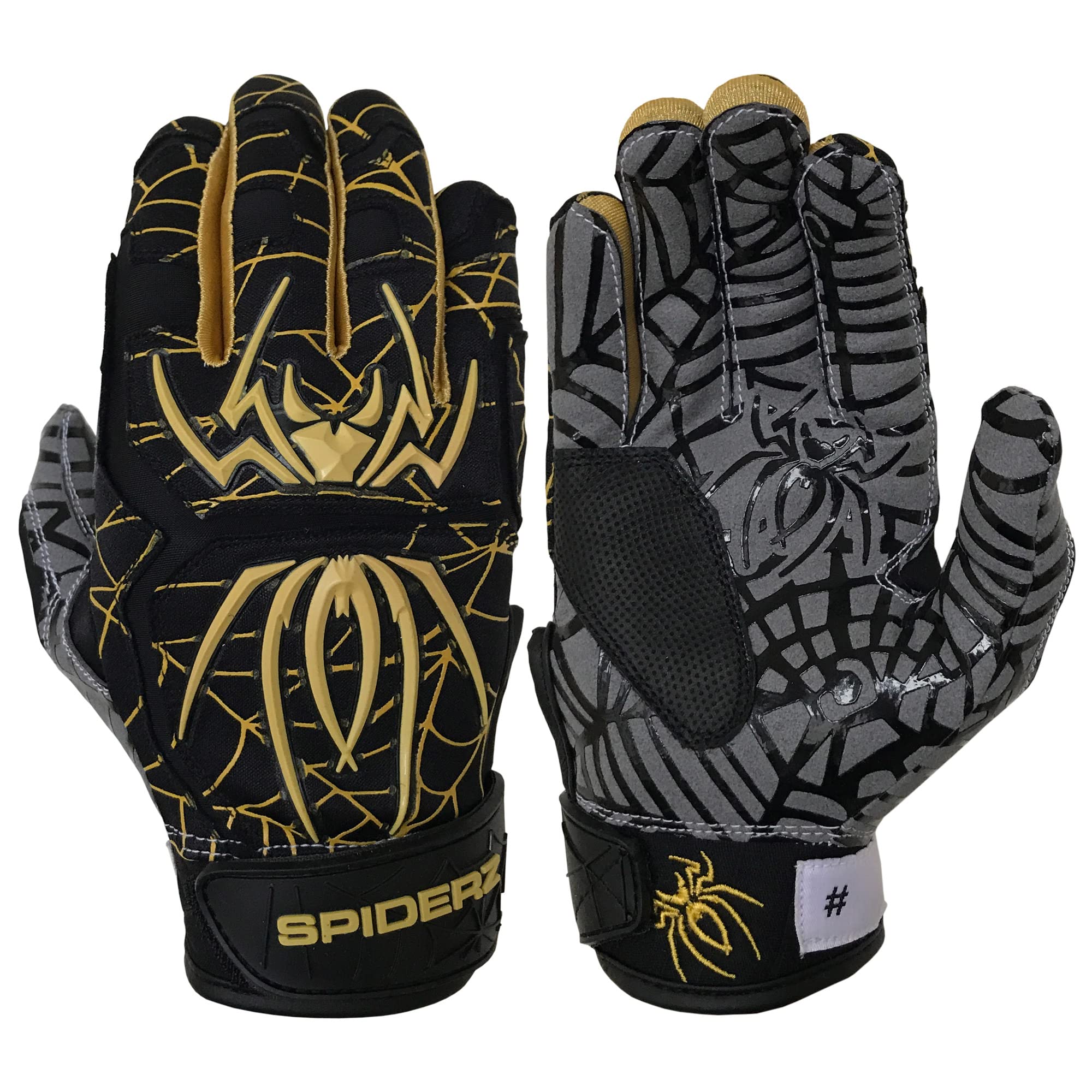Gants De Frappe Baseball/softball Spiderz Hybrid - Coloris Lava - Taille XL - NEUFS