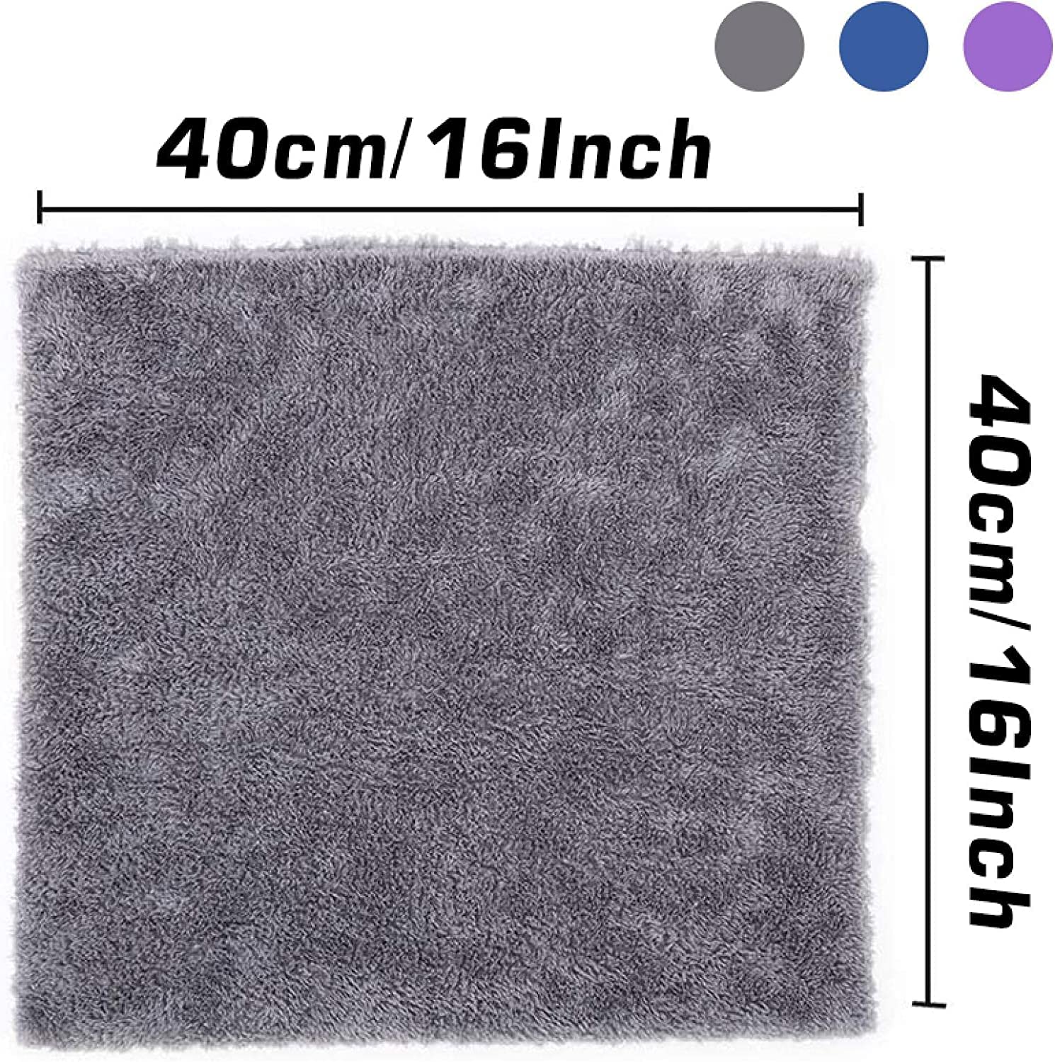 Asciugamano per autolavaggio Asciugamano in microfibra Accessori per autolavaggio 100X40cm Panno per la pulizia dell'auto super assorbente Asciugamano per auto in microfibra premium Asciugatura una t