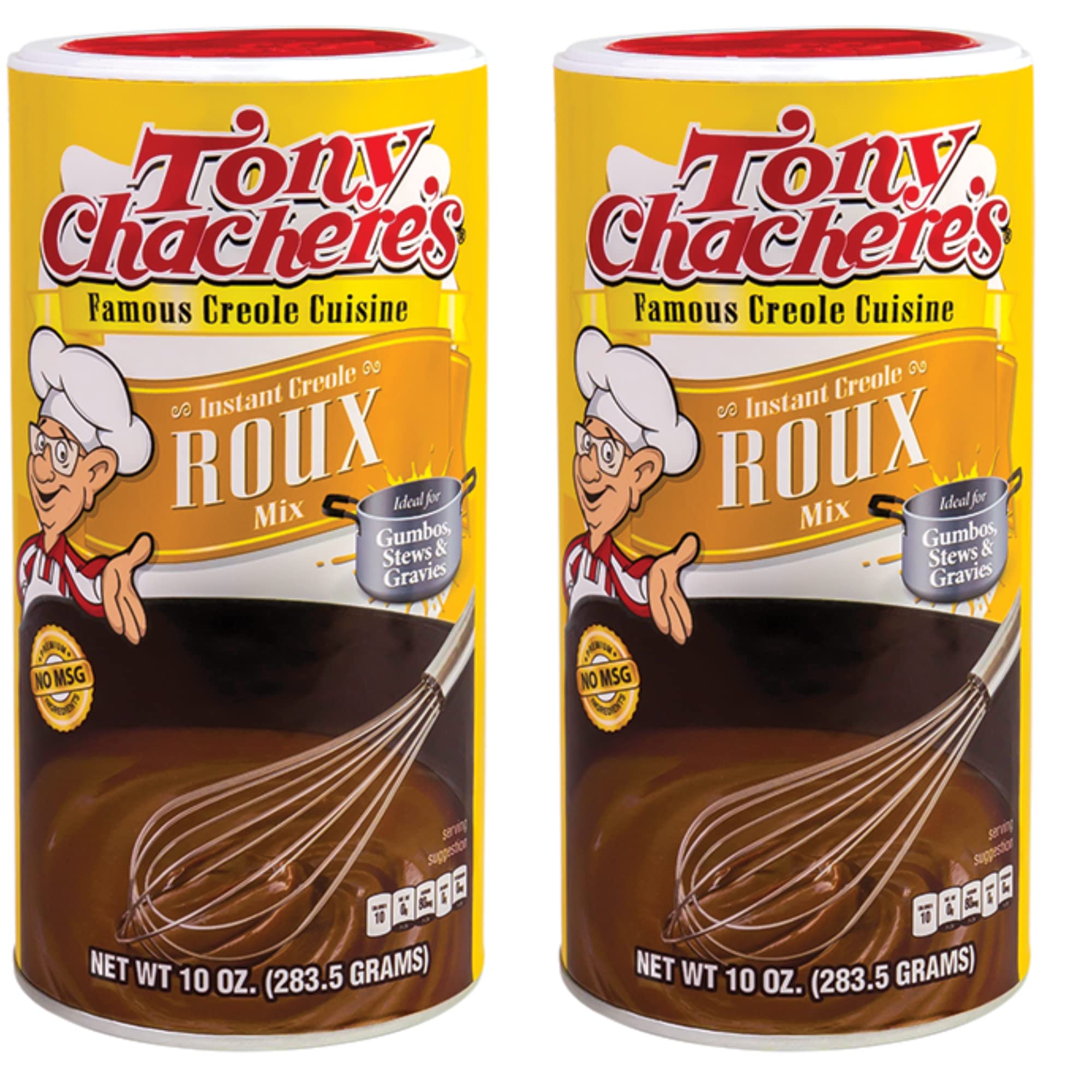 Tony Chachere's 10 Ounce Instant Roux Mix - 2 Pack | Start The Perfect Gumbo In A Fraction Of The Time