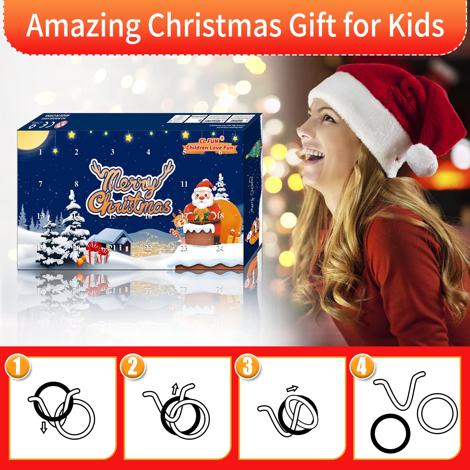 Amazon.co.jp: CL FUN アドベントカレンダー 2022年 男の子用 24日