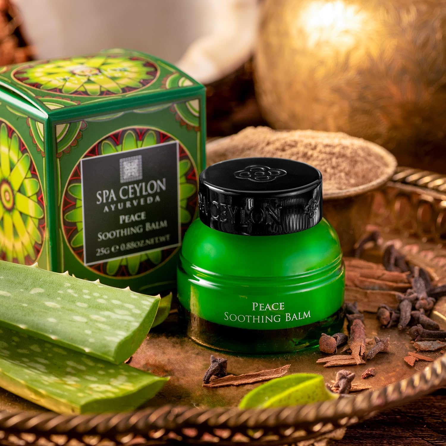 SPA CEYLON PEACE Soothing Balm | Instant Cooling Relief | Natural & Silicone-Free | Paraben-Free | Suitable for all skin types - Image 3